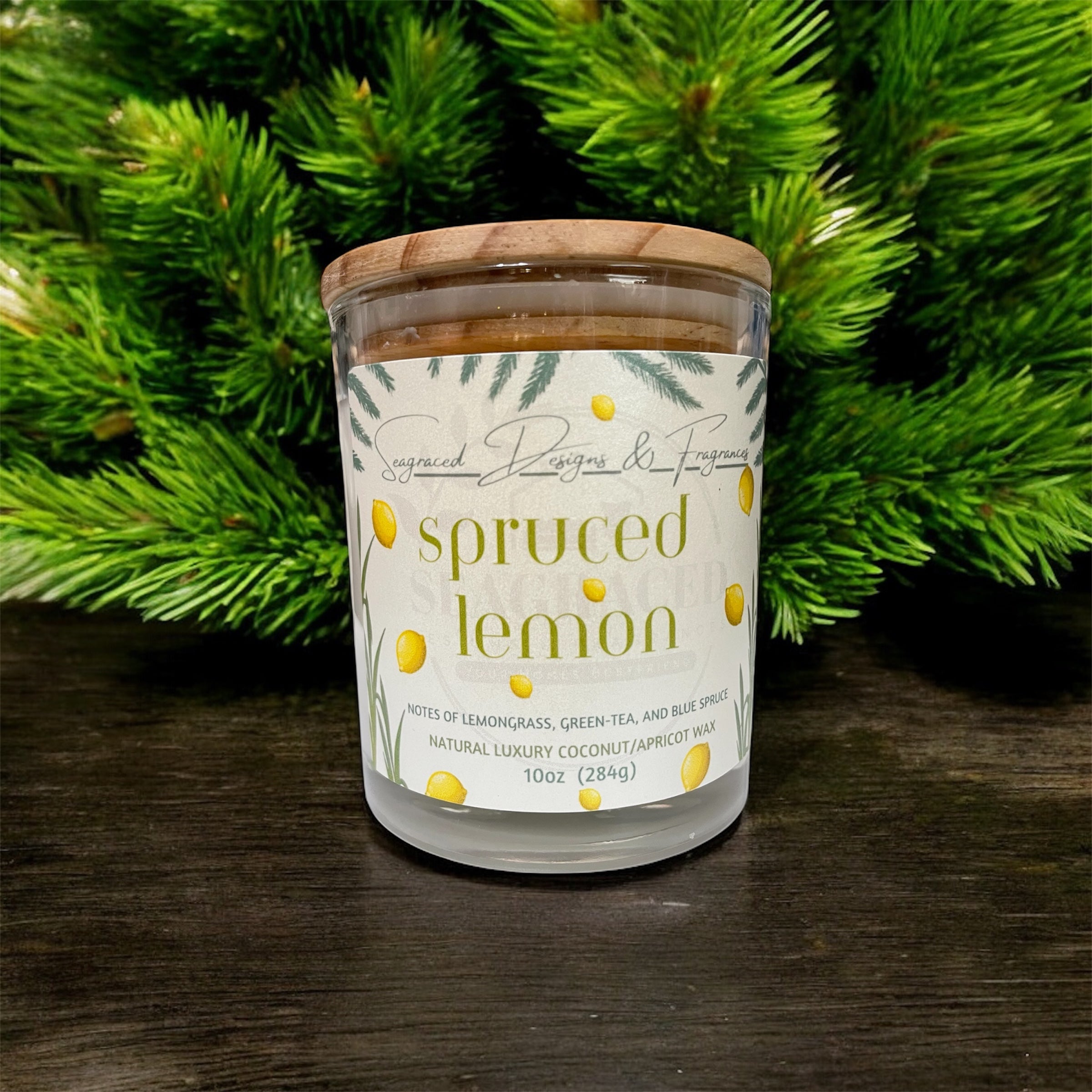 Spruced Lemon 10oz Scented Candle