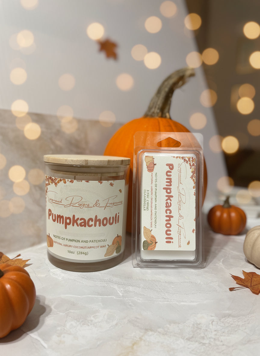 Pumpkachouli 10oz Scented Candle