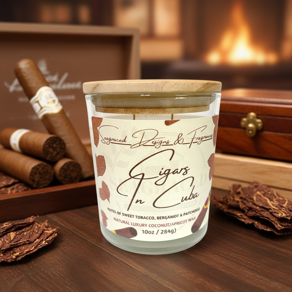Cigars in Cuba 10oz Scented Candle