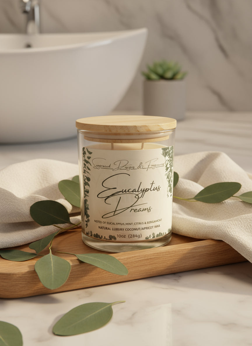 Eucalyptus Dreams 10oz Scented Candle