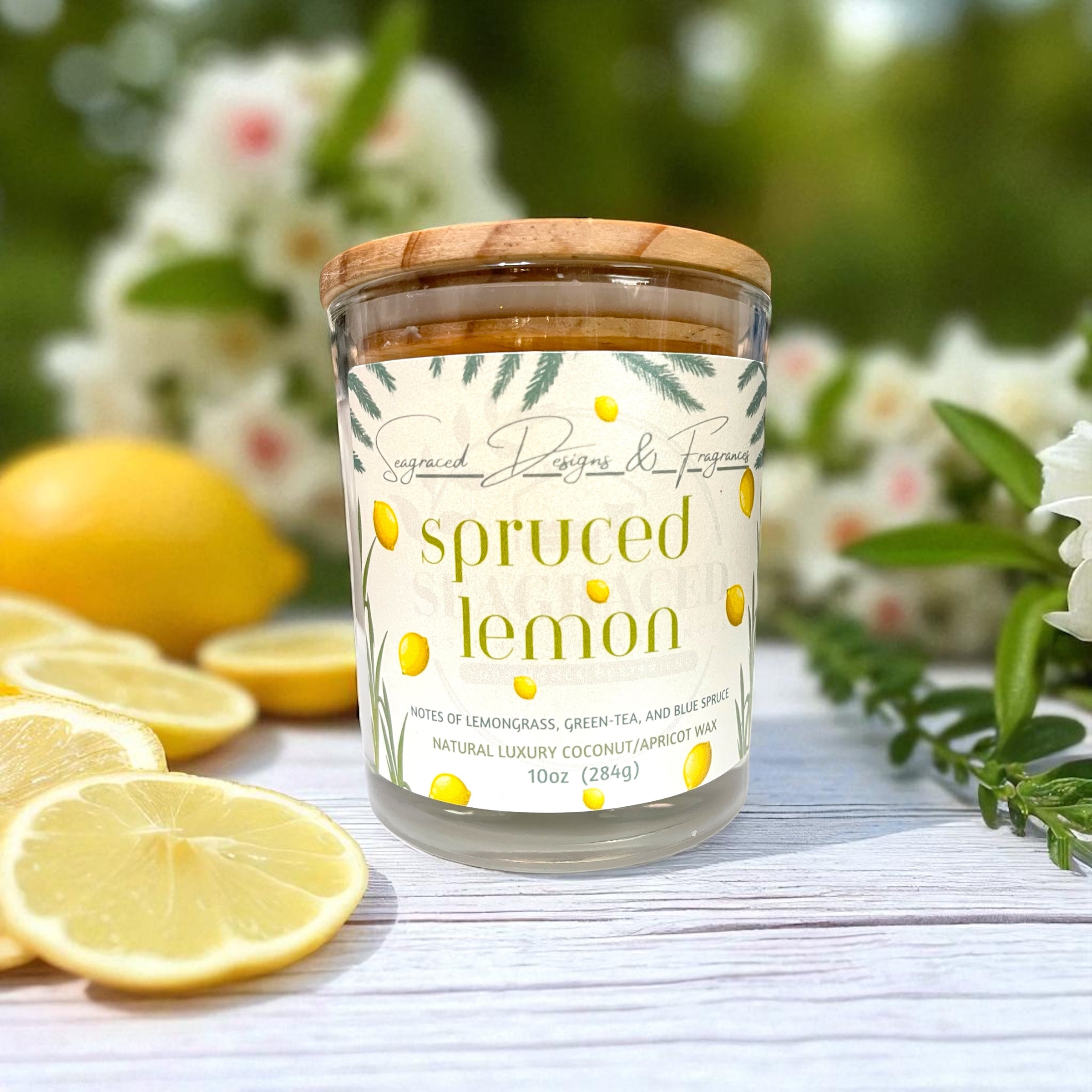 Spruced Lemon 10oz Scented Candle