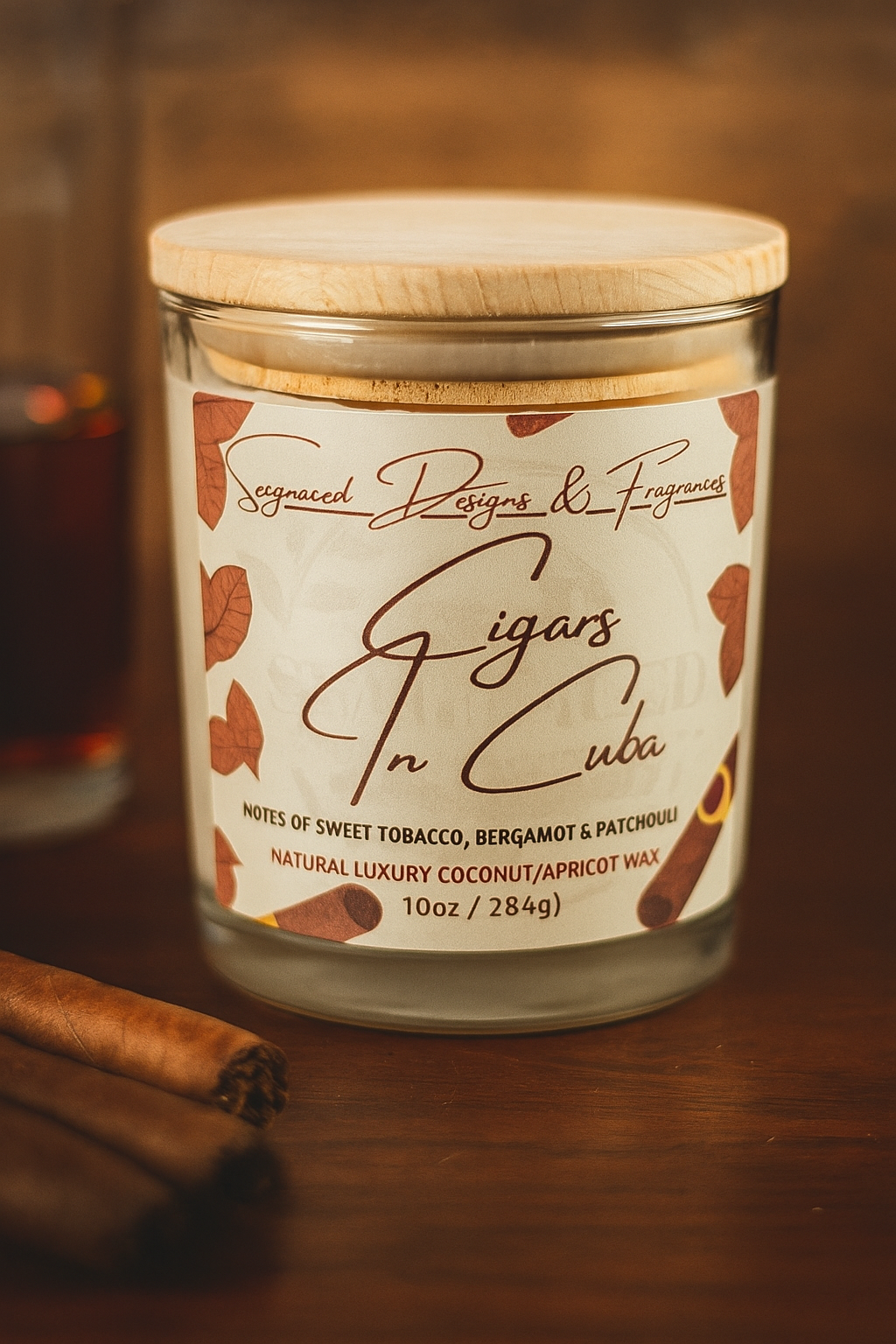 Cigars in Cuba 10oz Scented Candle