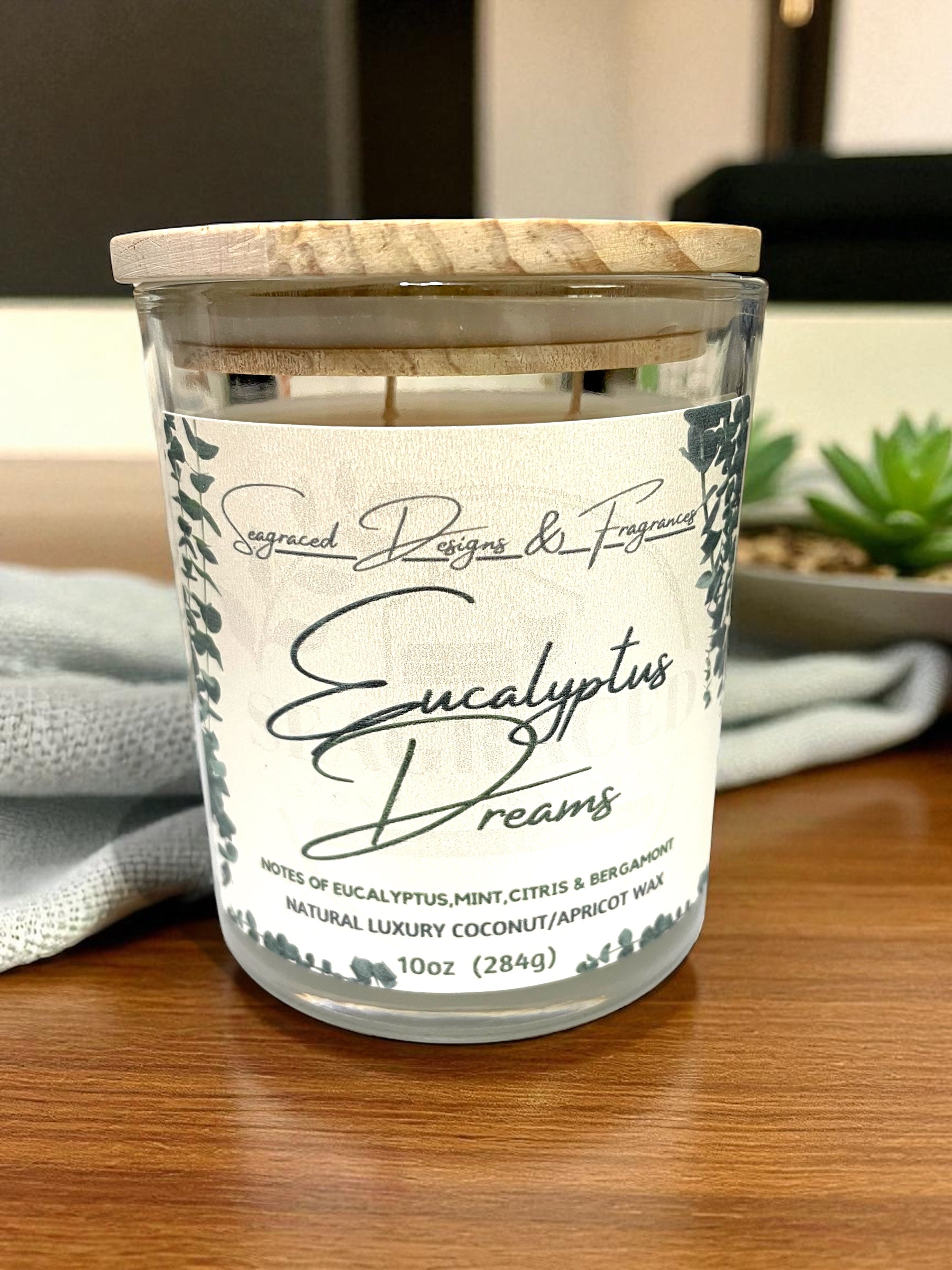 Eucalyptus Dreams 10oz Scented Candle